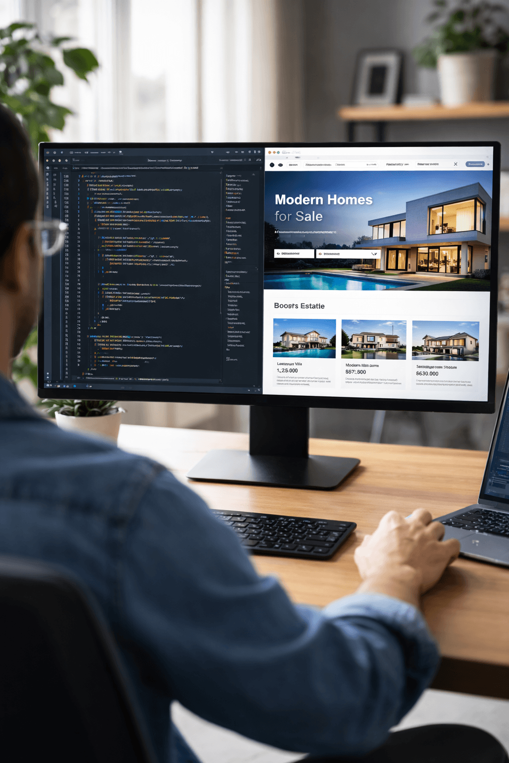 Création de site web pour agence immobilière — Envy Dev