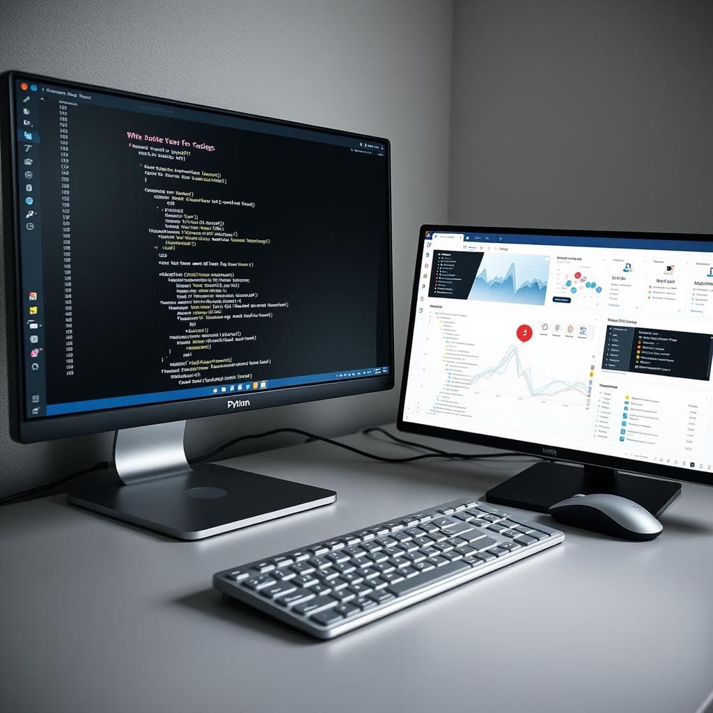 développeur web créant un site professionnel sur mesure